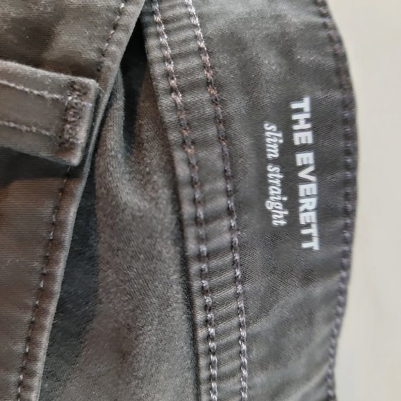 AG Adriano Goldschmied Pants Mens 38x32 Gray The Everett Slim Straight Stretch - Picture 9 of 10